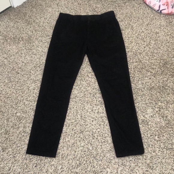 COS Pants Size 30 Black Cotton Spandex Trousers - Picture 2 of 10